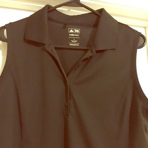 Black Adidas Ladies Golf Shirt